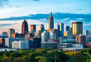 Atlanta skyline representing business growth and innovation.