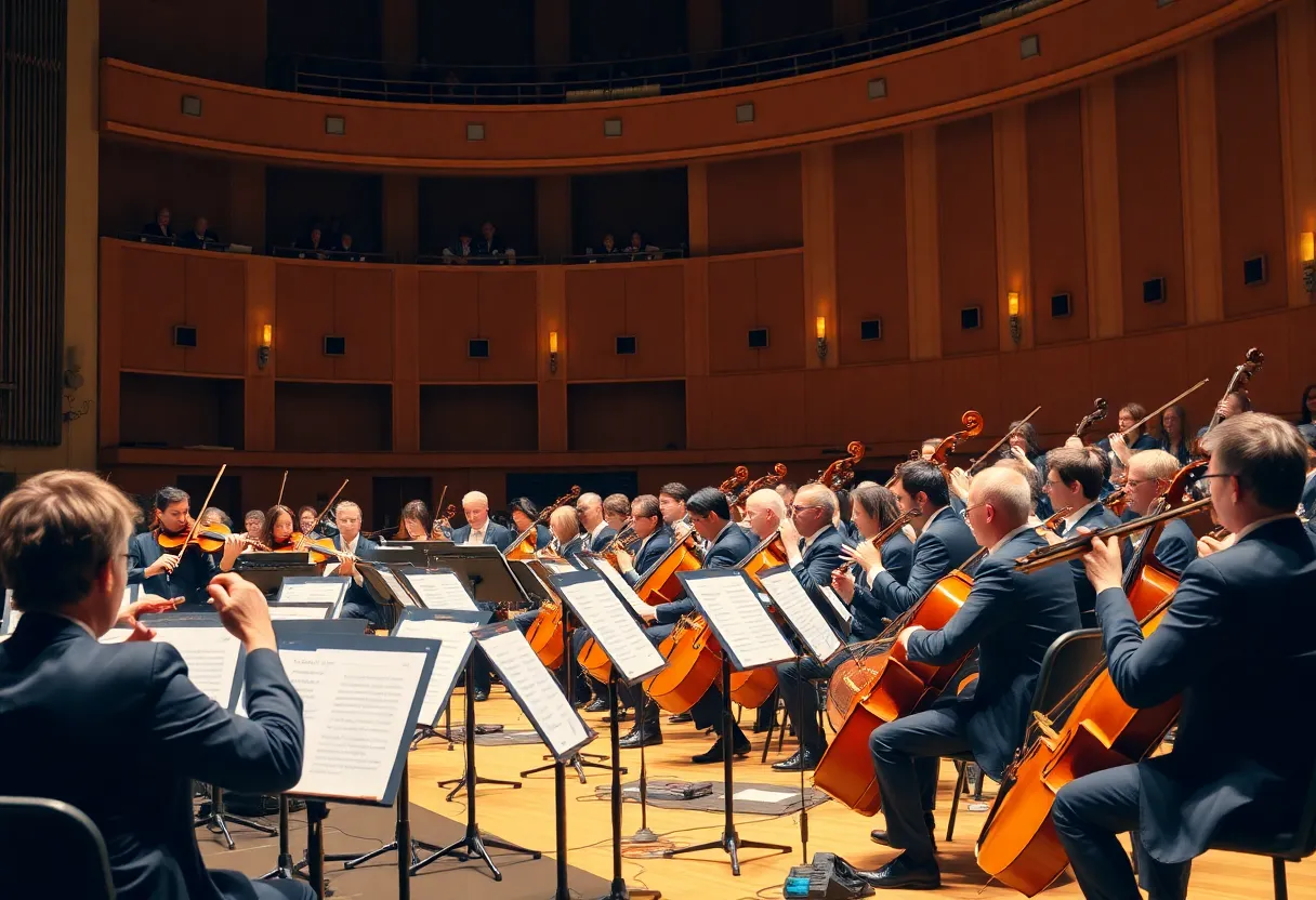 Musicians performing at the Atlanta Symphony Orchestra concert