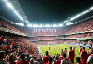 Soccer match atmosphere at Atlanta United 2 game