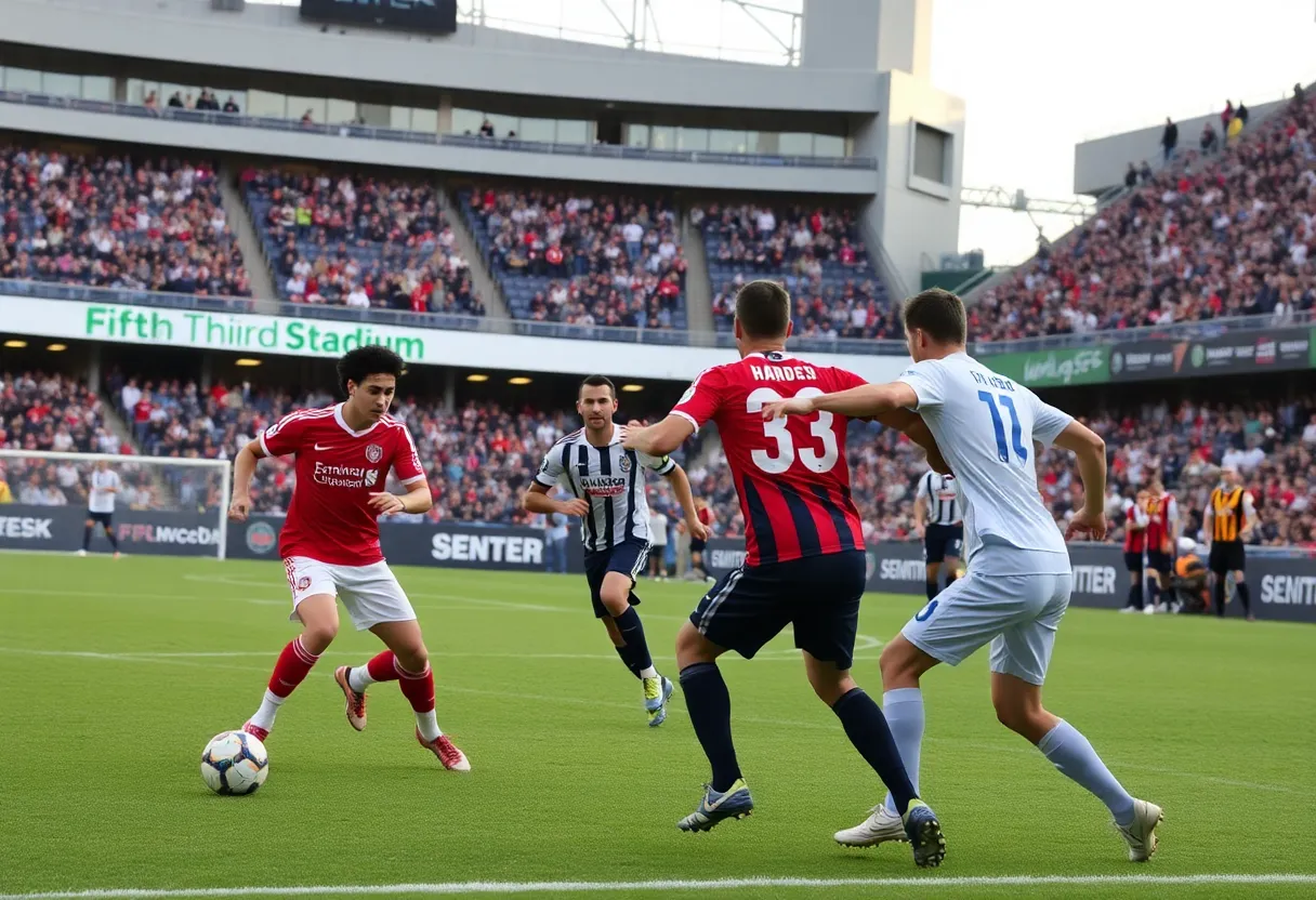 Atlanta United 2 vs. Chattanooga FC match scene at Fifth Third Stadium