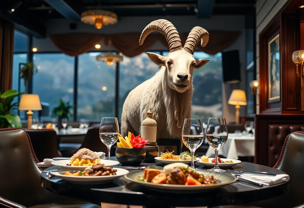 Cozy dining area at Avize restaurant in Atlanta