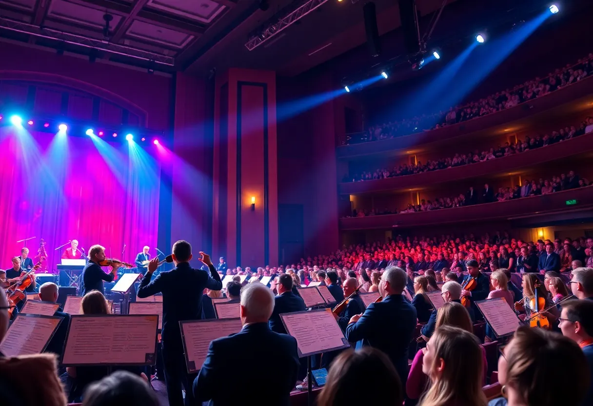 Ben Folds performing with Atlanta Symphony Orchestra