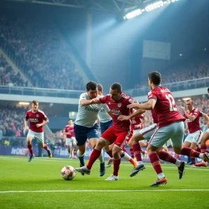 Tampa Bay Buccaneers players celebrating during the game against Atlanta Falcons