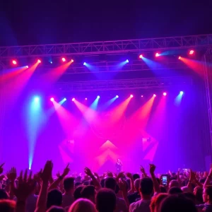 Exciting concert stage for Cardi B's Little Miss Drama Tour