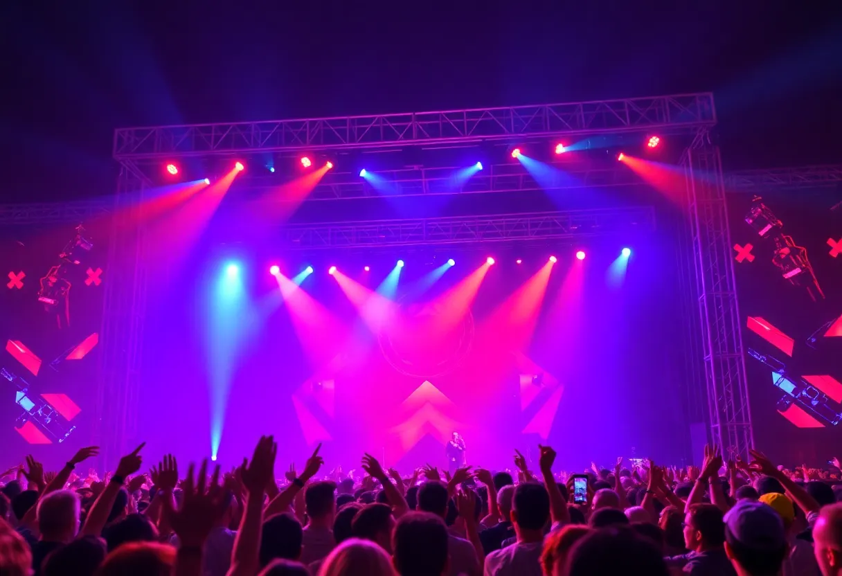 Exciting concert stage for Cardi B's Little Miss Drama Tour