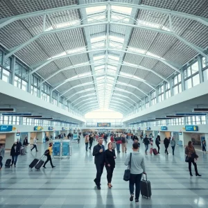 Newly expanded Concourse D at Hartsfield-Jackson Atlanta International Airport