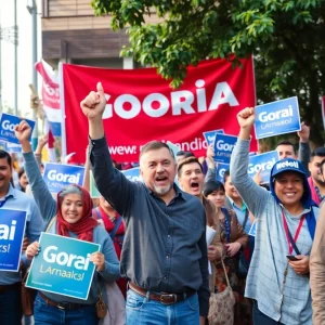 Campaign scene in Georgia for the Senate race
