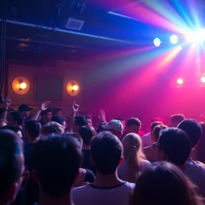 Concert performance scene at Masquerade in Atlanta