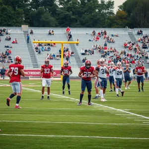 Atlanta Falcons practicing before their game against the Minnesota Vikings.