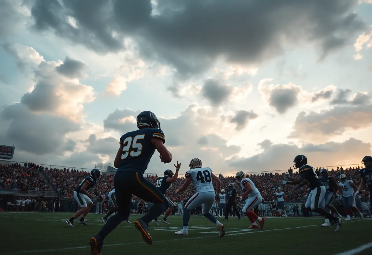 Atlanta Falcons competing against Tampa Bay Buccaneers