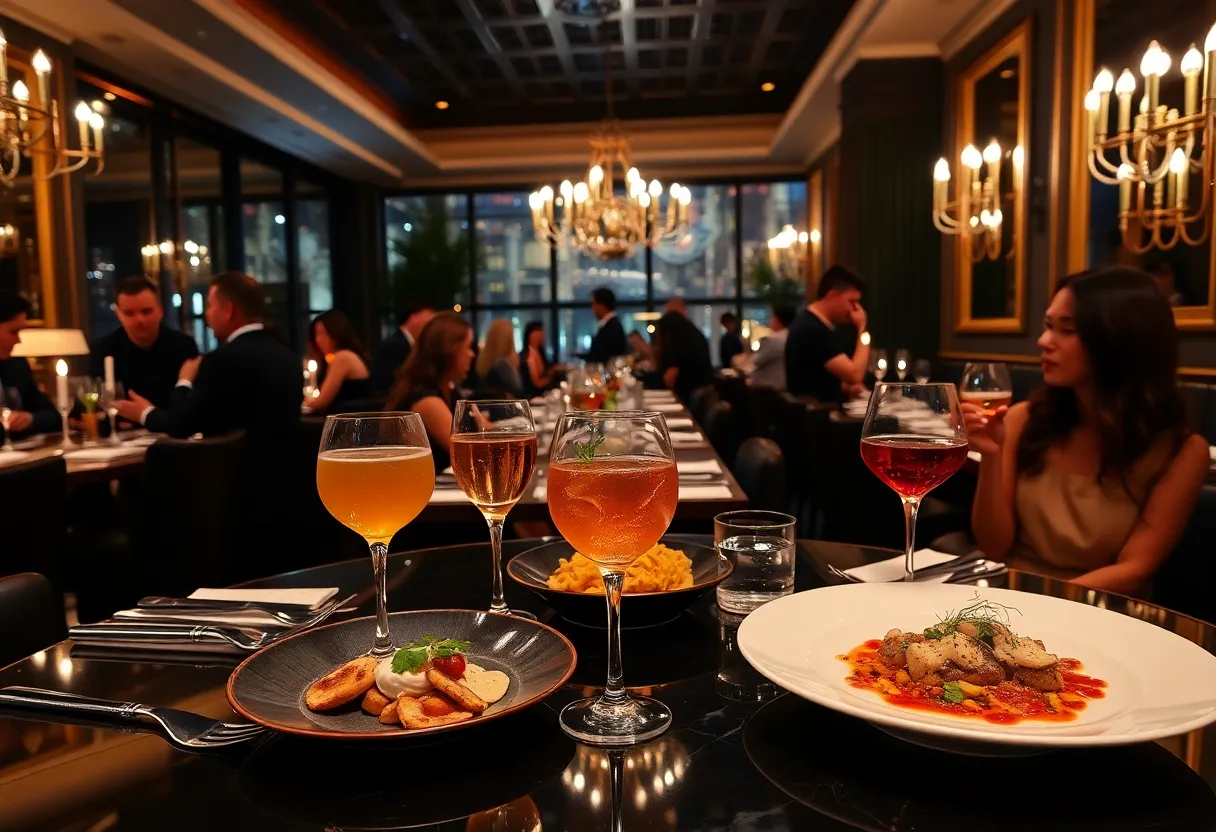 Upscale dining and nightlife at Seven Midtown in Atlanta