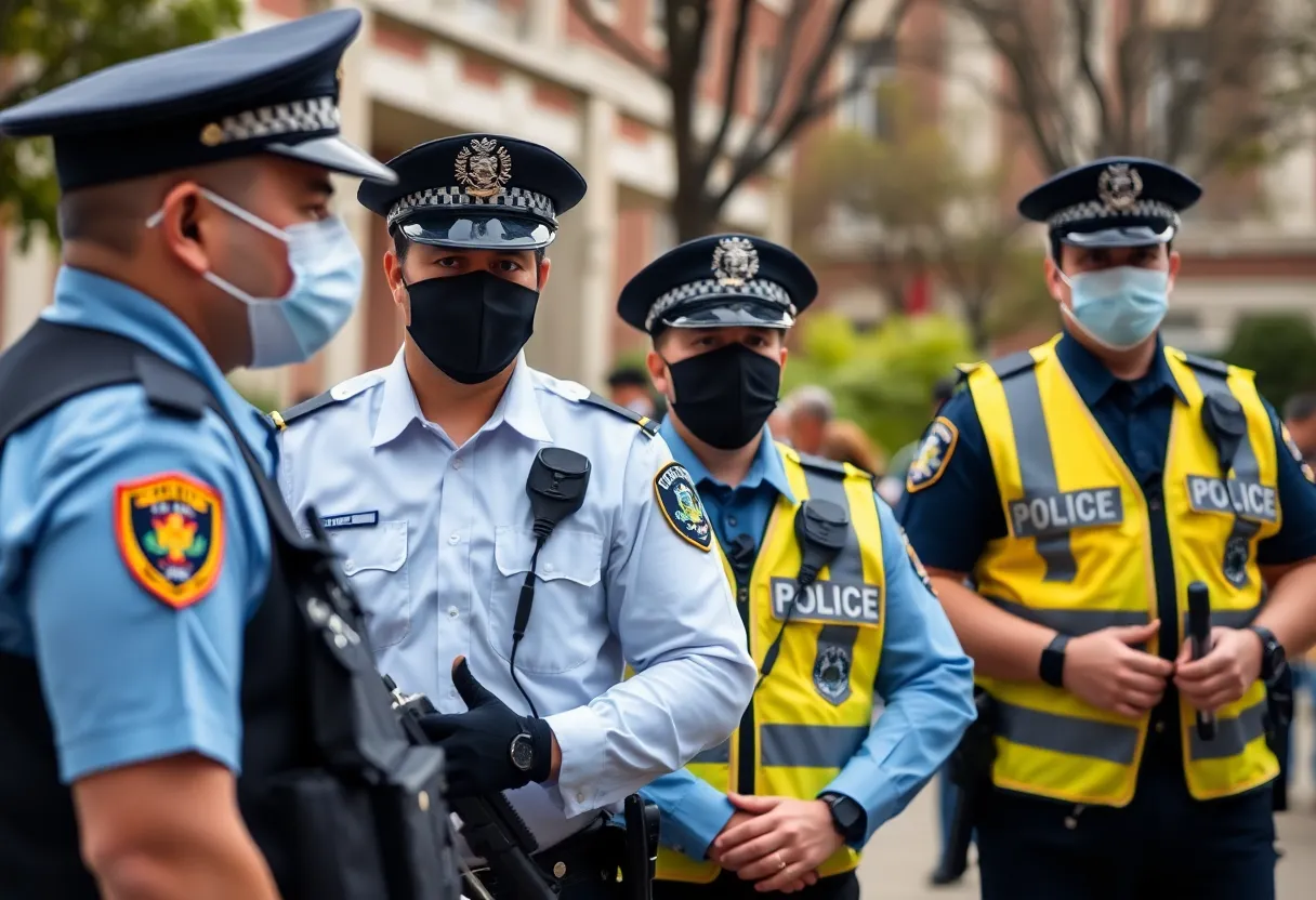 Police presence at HBCUs during lockdown