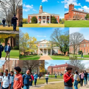 Campus scenes from HBCUs during lockdowns