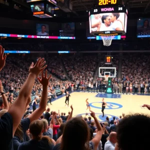 Basketball game between Indiana Fever and Atlanta Dream