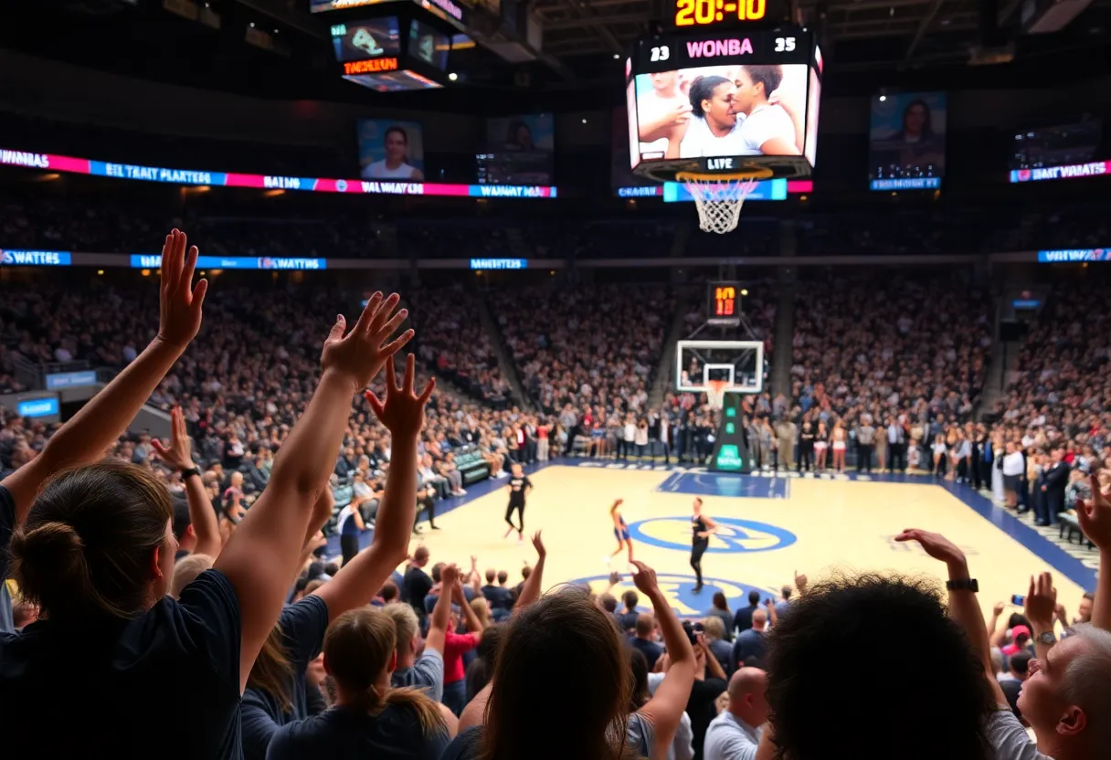 Basketball game between Indiana Fever and Atlanta Dream