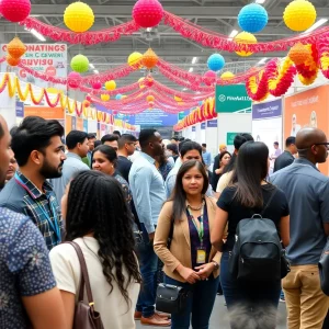 Invest Fest attendees networking and enjoying the festival atmosphere in Atlanta