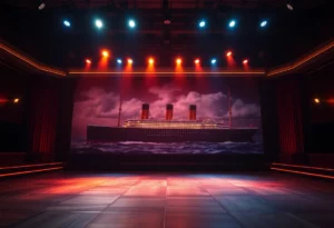 LaRoche opera stage with dramatic sea backdrop