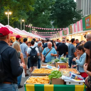 Festivals and events in Metro Atlanta featuring food and cultural activities.