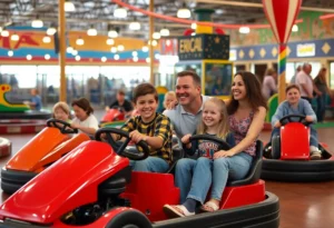 Families enjoying final day at Mountasia and Malibu Fun Centers
