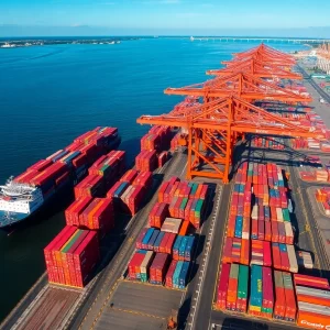 Efficient cargo shipping at the Port of Savannah