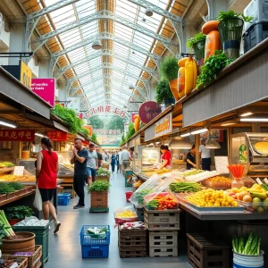 Staxx food hall located in Switchman Hall