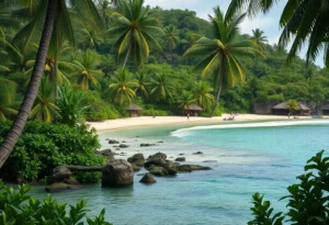 Tropical island setting for Survivor Season 49