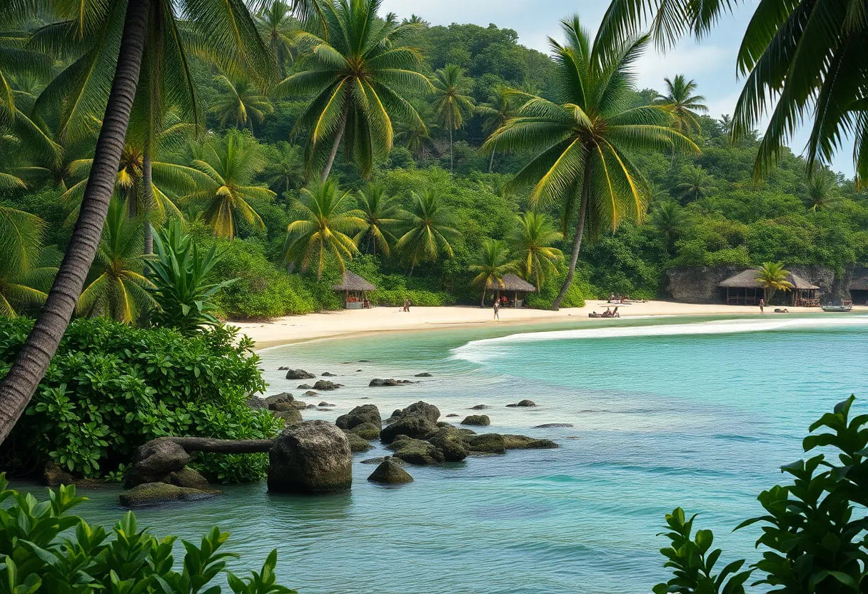 Tropical island setting for Survivor Season 49