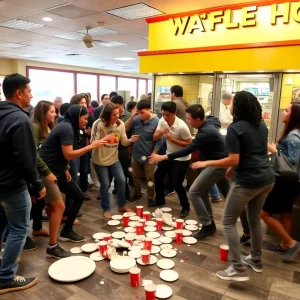 Teenagers involved in a brawl at a Cobb County Waffle House
