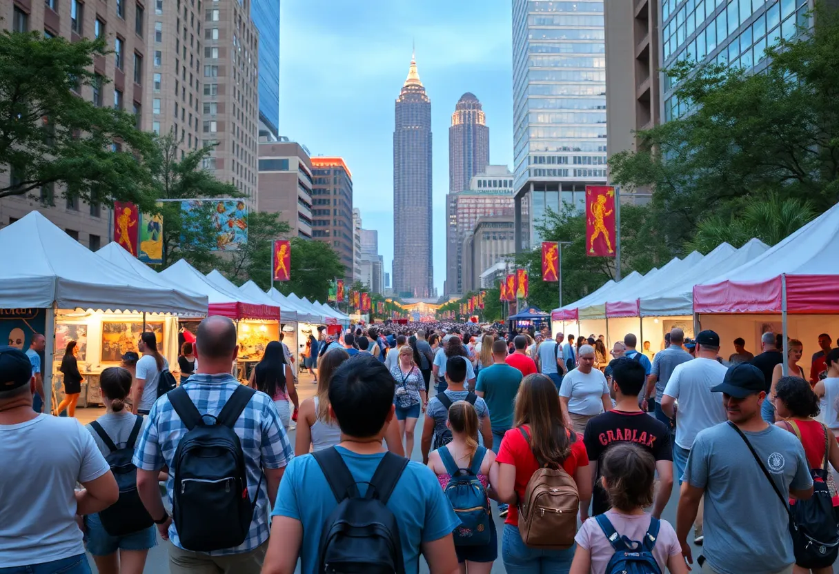 Families enjoying weekend events in Atlanta