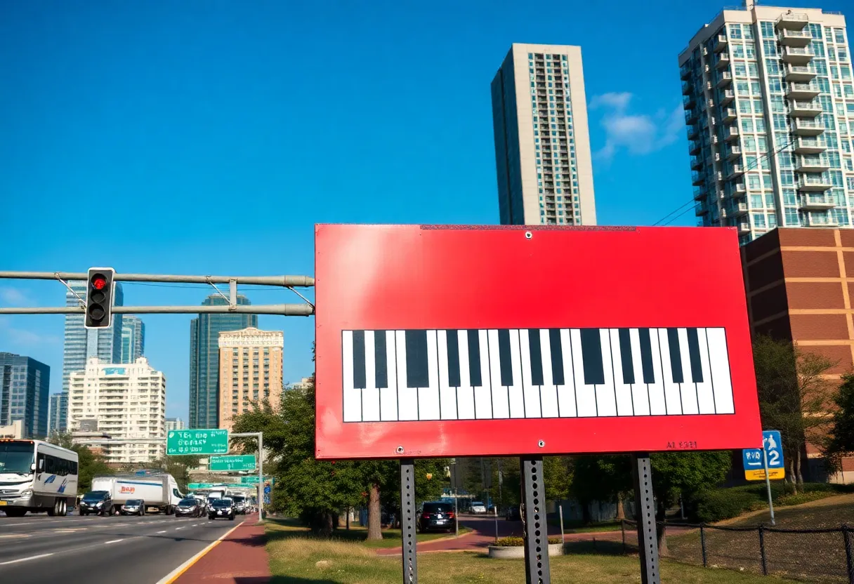 Iconic aerial piano sign removed from Interstate 85 in Atlanta