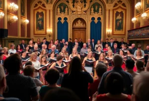 Community choirs performing at the AJFF Gala Concert