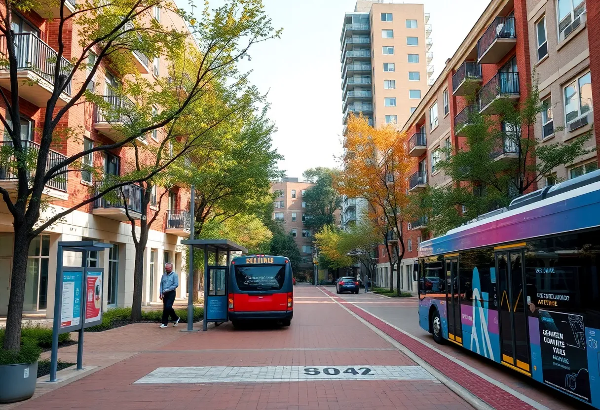 Illustration of affordable senior housing project in Atlanta Civic Center
