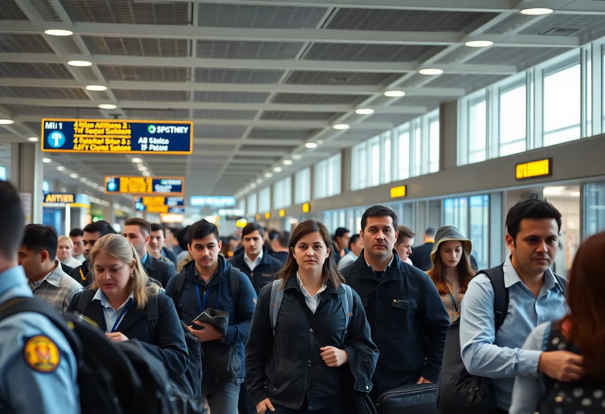 Enhanced security at Atlanta airport in response to threats