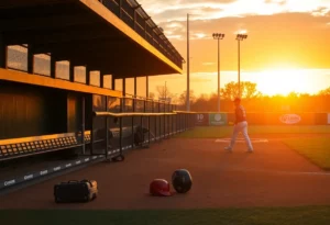 Atlanta Braves baseball field during the offseason