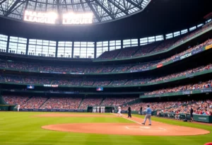 Fans at Atlanta baseball stadium during offseason planning.