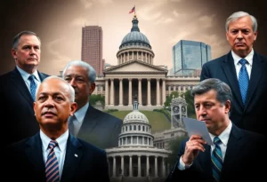 Visual representation of corruption investigations in Atlanta government.