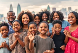 Families in Atlanta expressing hope for peace related to the Israel-Hamas ceasefire.