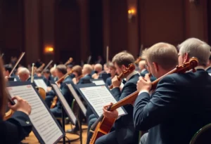 Musicians performing at the Atlanta Symphony Orchestra concert
