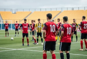 Atlanta United players preparing for match against LAFC