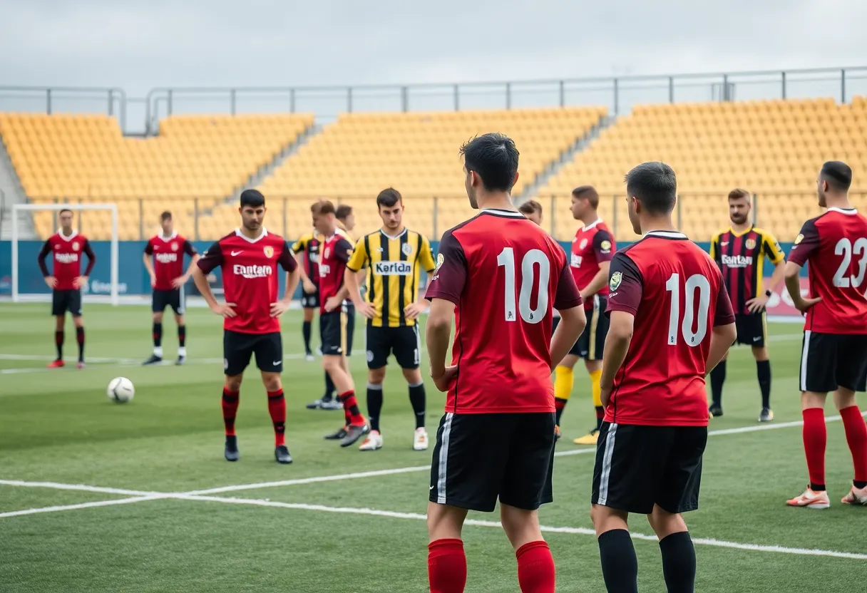 Atlanta United players preparing for match against LAFC