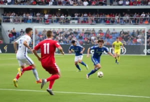 Atlanta United players preparing for a match against Inter Miami