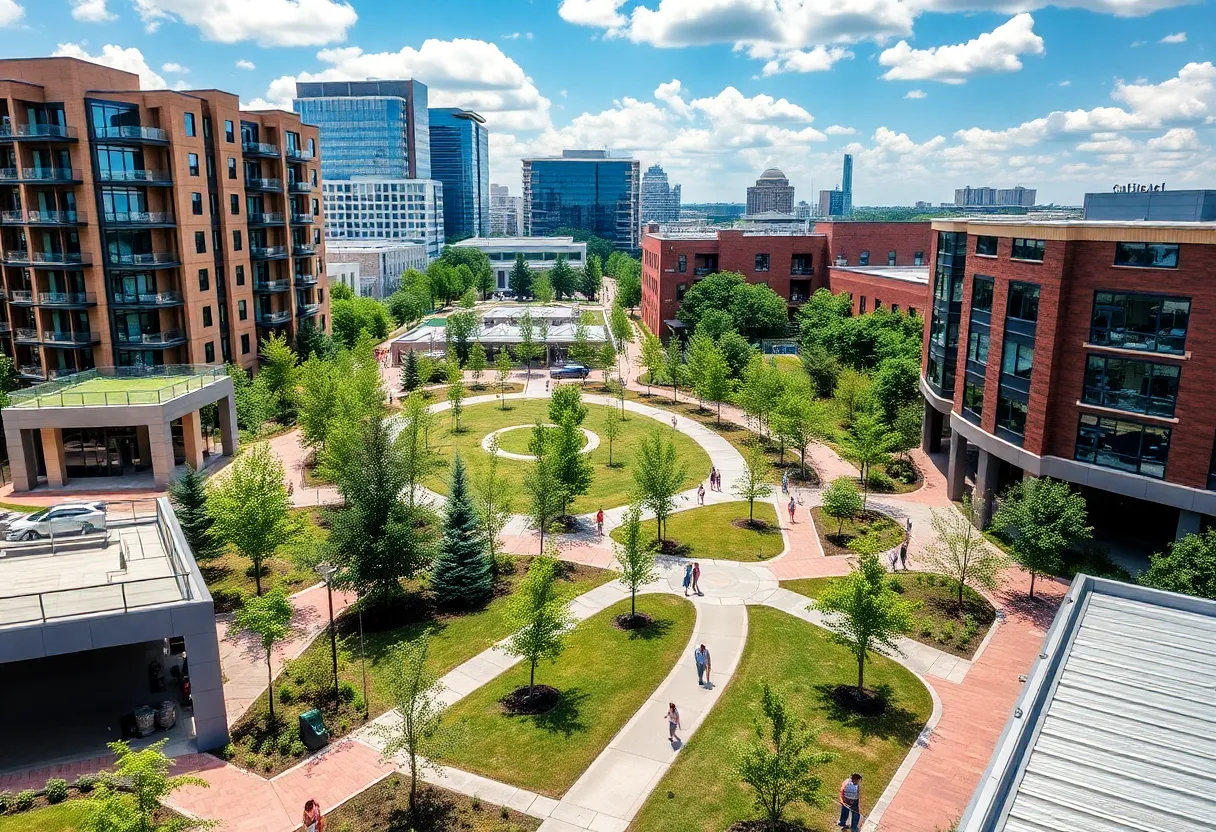Image showcasing the urban landscape of Buckhead, Atlanta