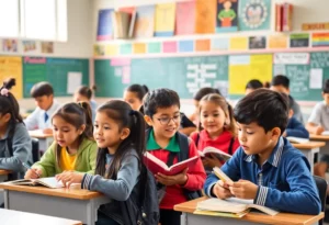 Students at Buford City Schools engaged in classroom activities