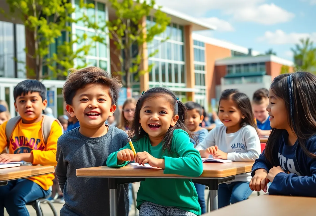 Students at Buford City Schools engaged in education