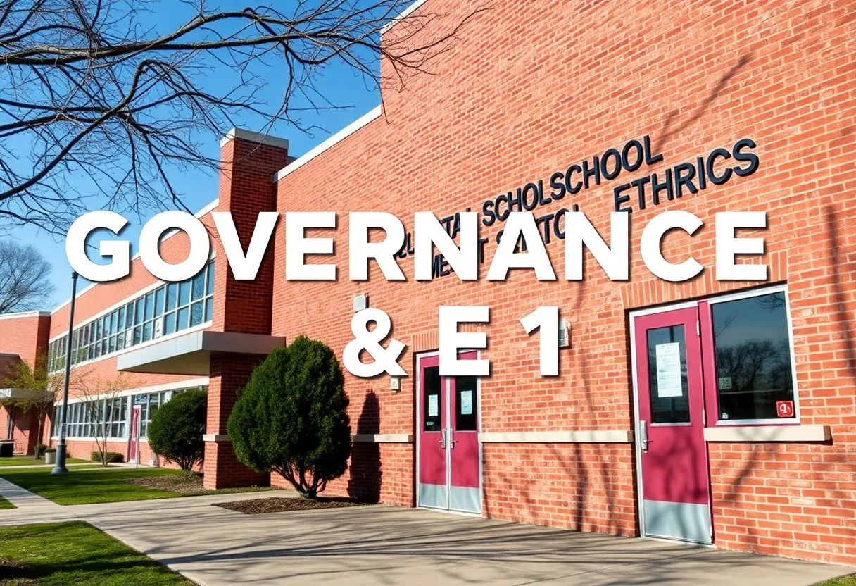 Exterior view of DeKalb County School District building
