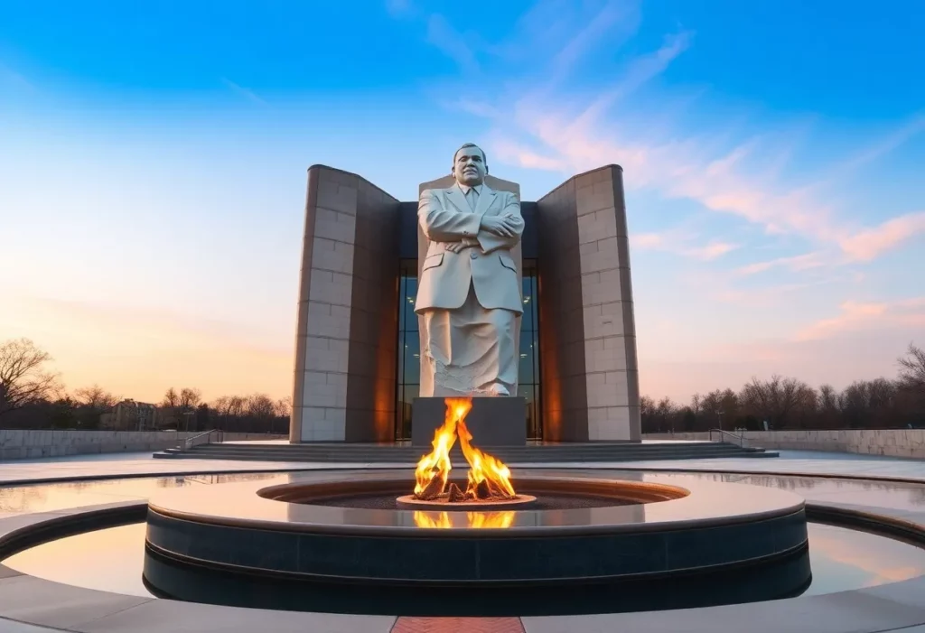 Eternal Flame at Martin Luther King Jr Center