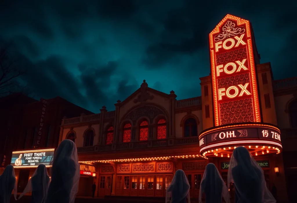 Spooky night at the Fox Theatre during haunted tours