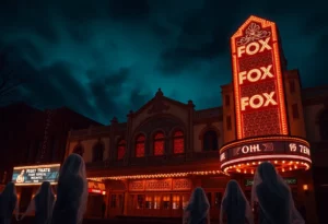Spooky night at the Fox Theatre during haunted tours