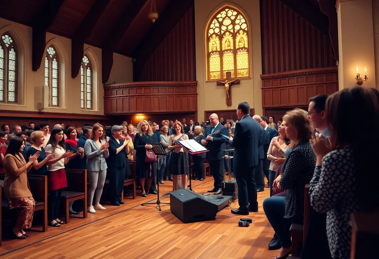 Audience enjoying a concert at St. Catherine's Episcopal Church