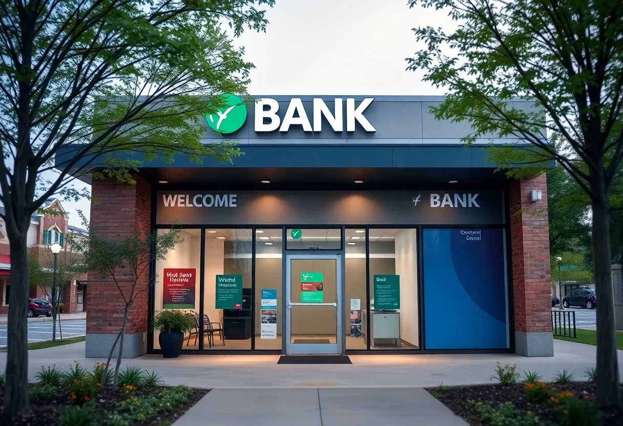 Exterior view of Georgia Skyline Bank in North Fulton